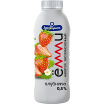 Напиток к/м "Ёмми!" 0,5% 430г клубника 