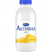 Бионапиток к/м Активил 2% 500г банан 