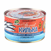 Килька балтийская премиум в т/с 240г 1*24 Сохраним традиции ТМ