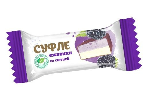 Конфеты Суфле клубника/ежевика со стевией 