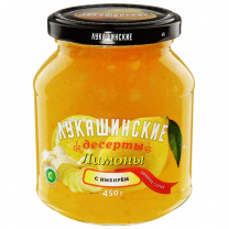 Лимоны с имбирём ст/б 450г 1*6шт ТМ Лукашинские