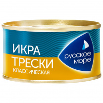 Икра трески классическая ж/б 130г 1*6шт Русское Море АО