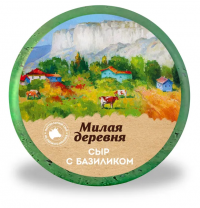 Сыр С базиликом 50% ср.вес 2кг 