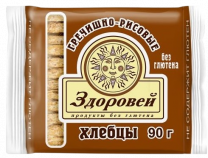 Хлебцы Здоровей греч-рис. б/глютена 90 г
