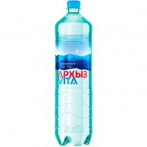 Вода Архыз Вита минеральная природная столовая газ 1,5л  