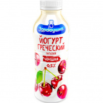 Йогурт Греческий 0,5% Черешня 430г