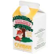 Сливки 15% 500г 
