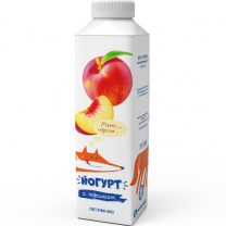 Йогурт 2,5% 500г ГОСТ персик 