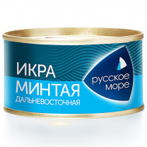Икра минтая деликатесная люкс Дальневосточная ж/б 130г 1*6шт Русское Море АО