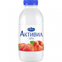 Бионапиток к/м Активил 2% 500г персик 