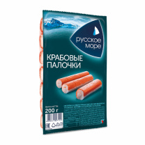 Крабовые палочки класс. охлажд. 200г 1*8шт Русское море АО