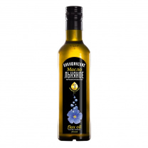 Масло Льняное н/раф. 375 мл 1*6шт ТМ Лукашинские
