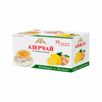 Чай Азерчай байх.с имб.и лим.зелён.25 пак