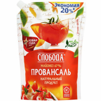 М-з Слобода  Провансаль 67% дой-пак 800мл 1*12шт