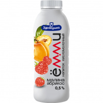 Напиток к/м "Ёмми!" 0,5% 430г малина-абрикос